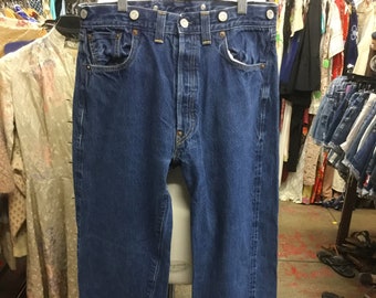 Levi Denim Jeans 501XX Waist 32 Length 36