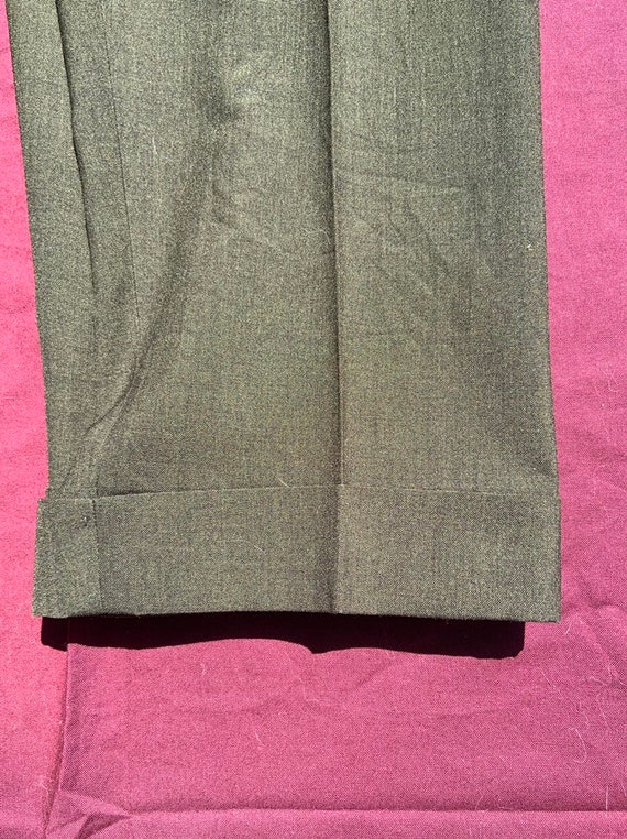 1960's Forest Green Trousers - image 3