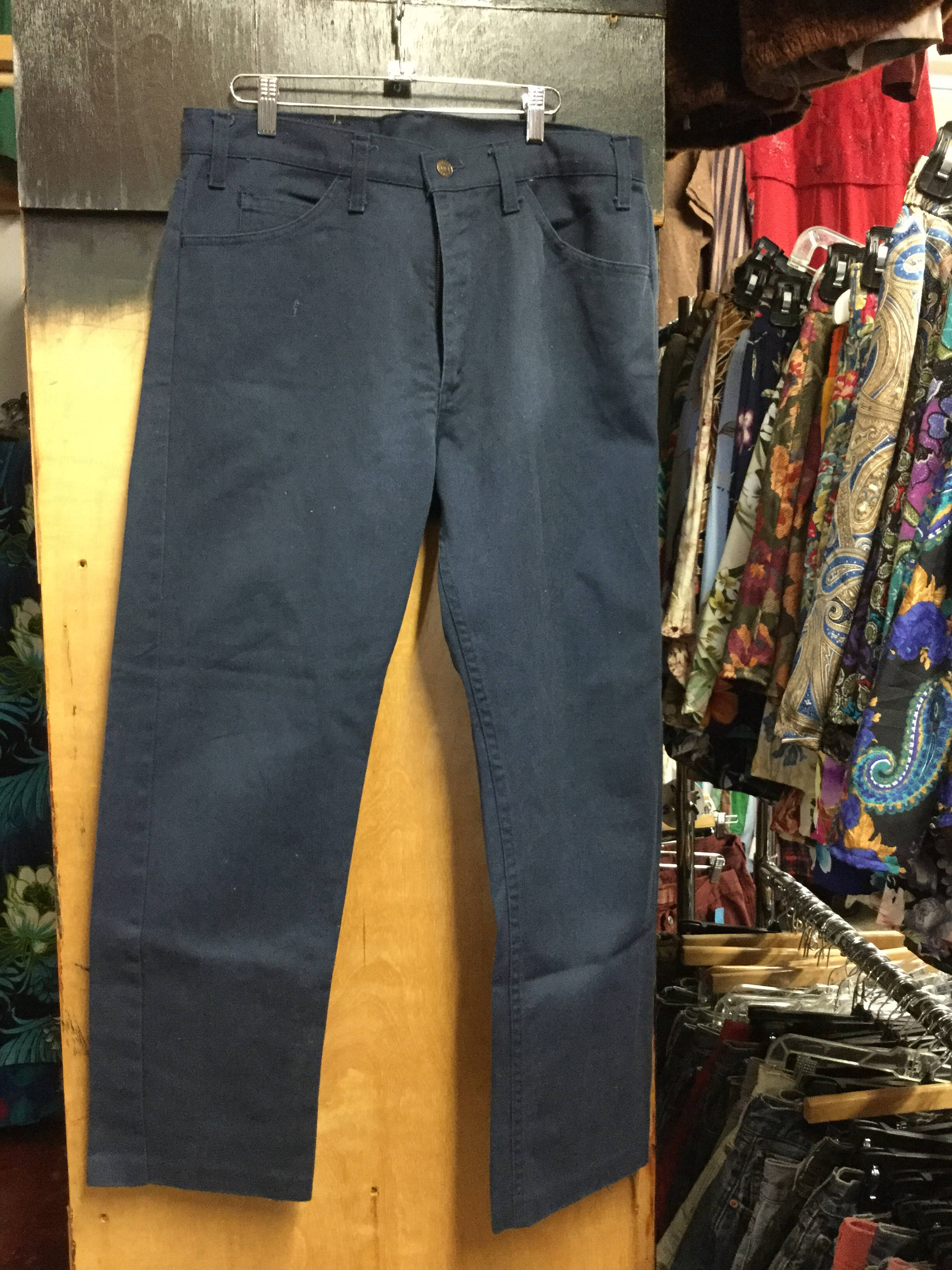 Mens Levi 505 Navy | Etsy Ireland