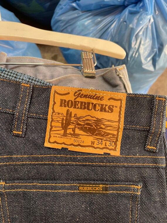 Mens 1970s DeadStock Roebucks Jeans - image 4