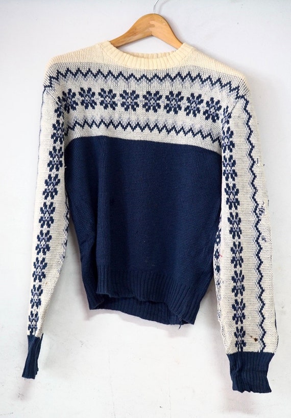 1960’s Ski Sweater 100% Wool