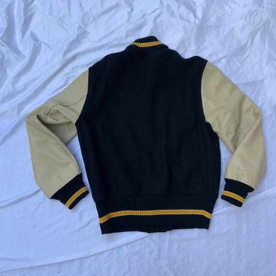 1950s Black and Yellow Varsity Letterman's Jacket - Etsy