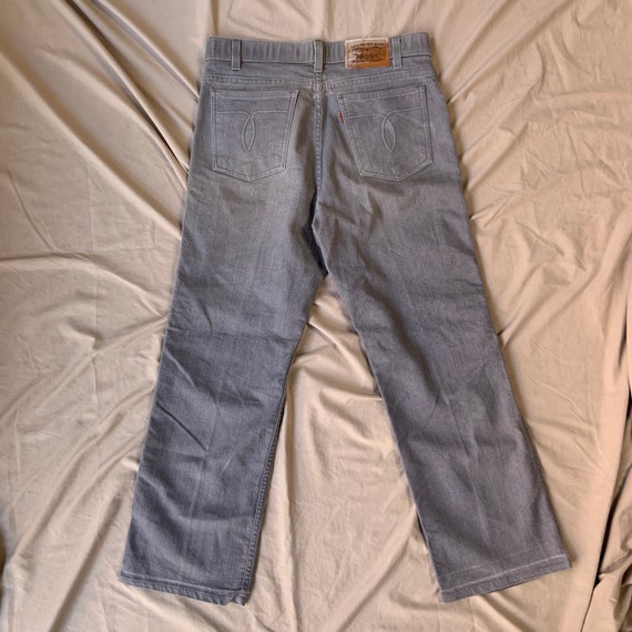 1970s Gray Levis Denim Jeans - image 2