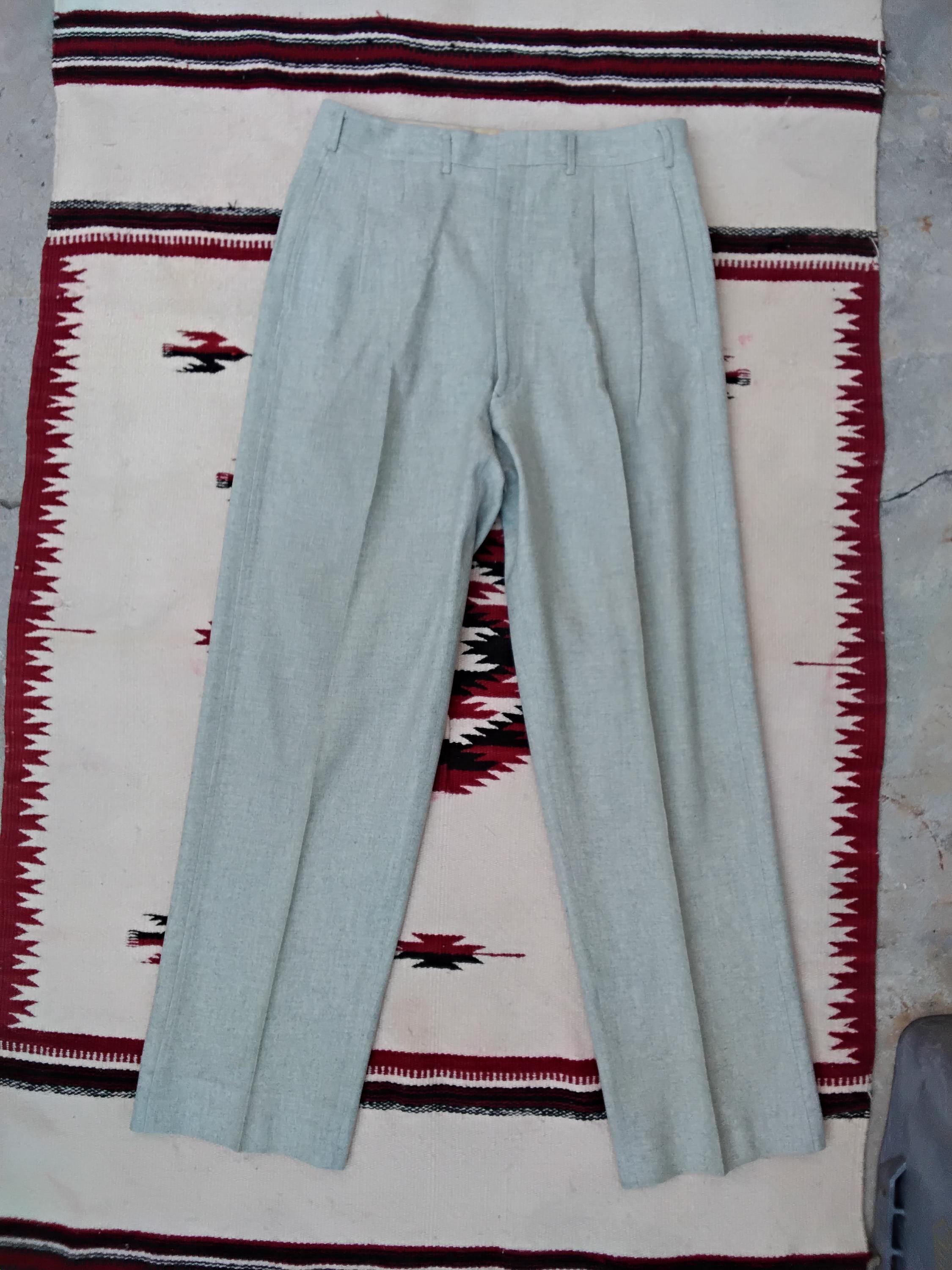 Vintage Mens 1950s Wool Trousers // Mayfair Slacks // 50s Mens
