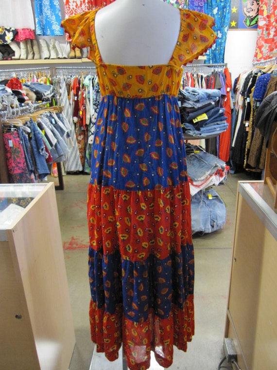 Boho Maxi Dress // Hippie Clothes // Colorful Dre… - image 5