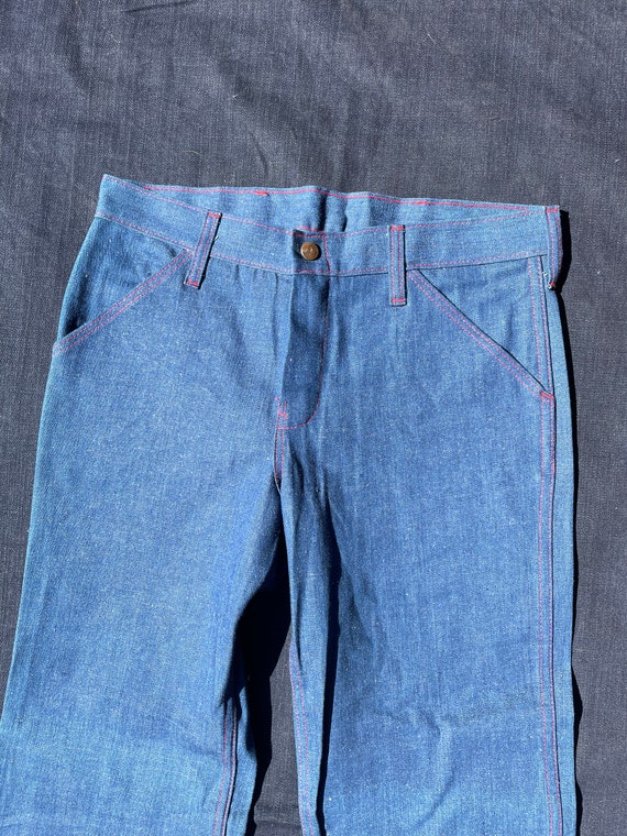 Womans 70s Deadstock Flare Pants - image 3
