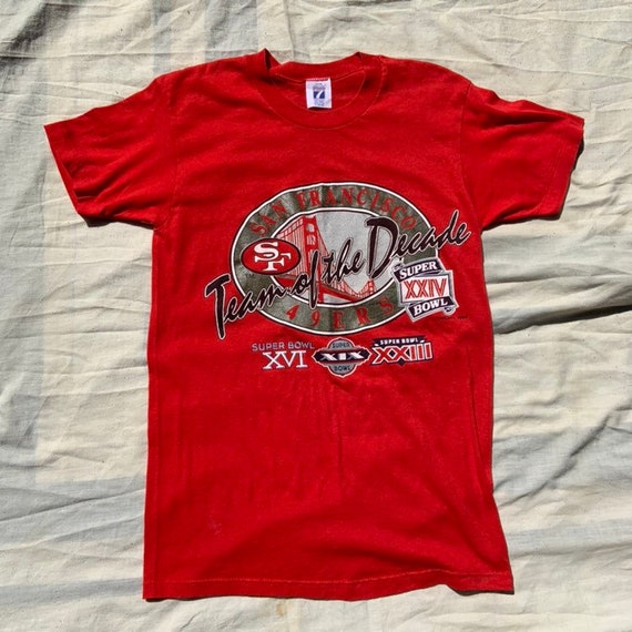 1989 San Francisco 49ers Team Of The Decade Shirt - image 1