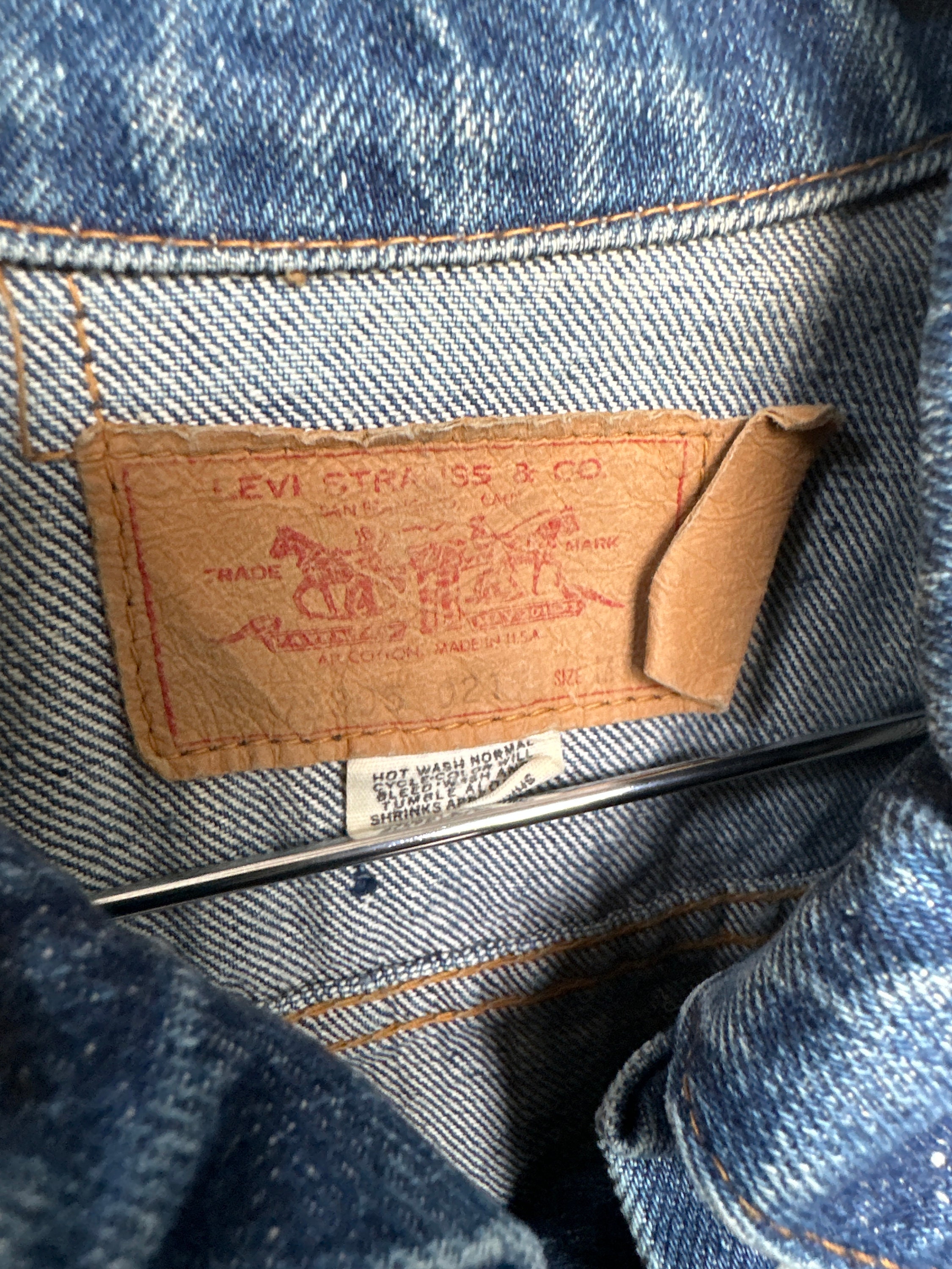 1970s Vintage Levis Orange Tag Denim Jacket - Etsy Israel