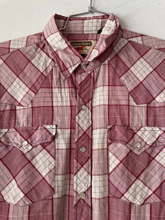1980s Western Peral Snap Button Up - image 2