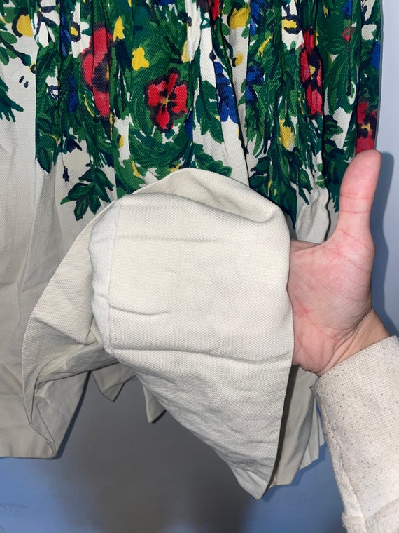 1950s Floral Pique Sundress - image 7