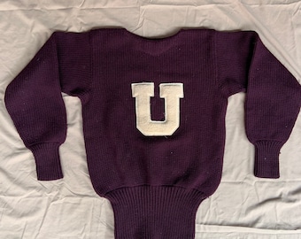 Eind jaren 1940 Wilson Sports Equipment Varsity Trui