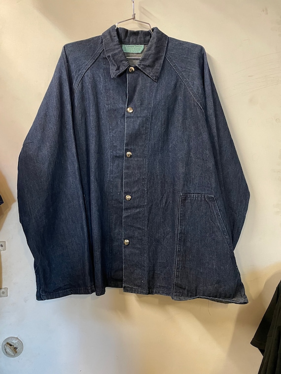 1990s Indigo Denim Chore Jacket workwear