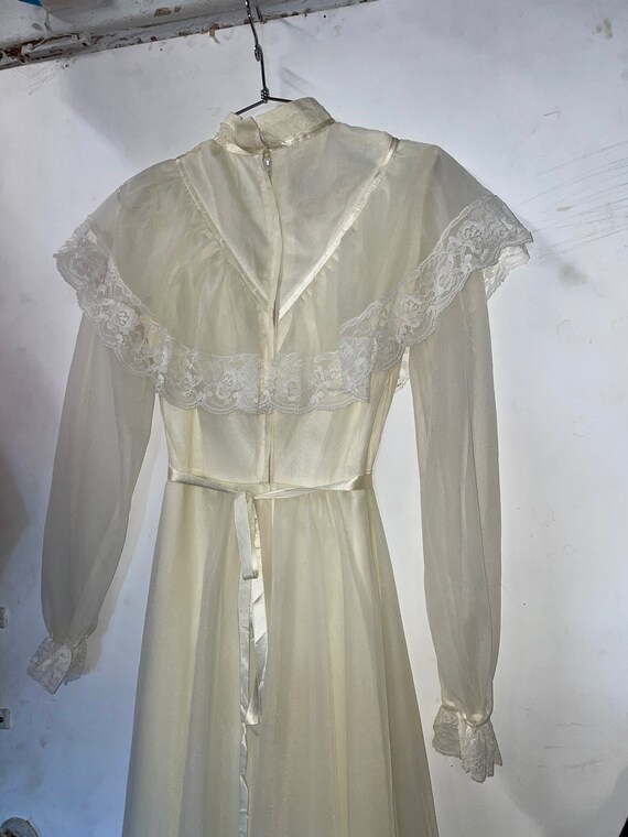 1970s Gunne Sax Style Wedding dress - image 7