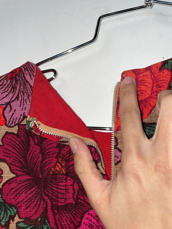 1950s Floral Print Dress - image 4