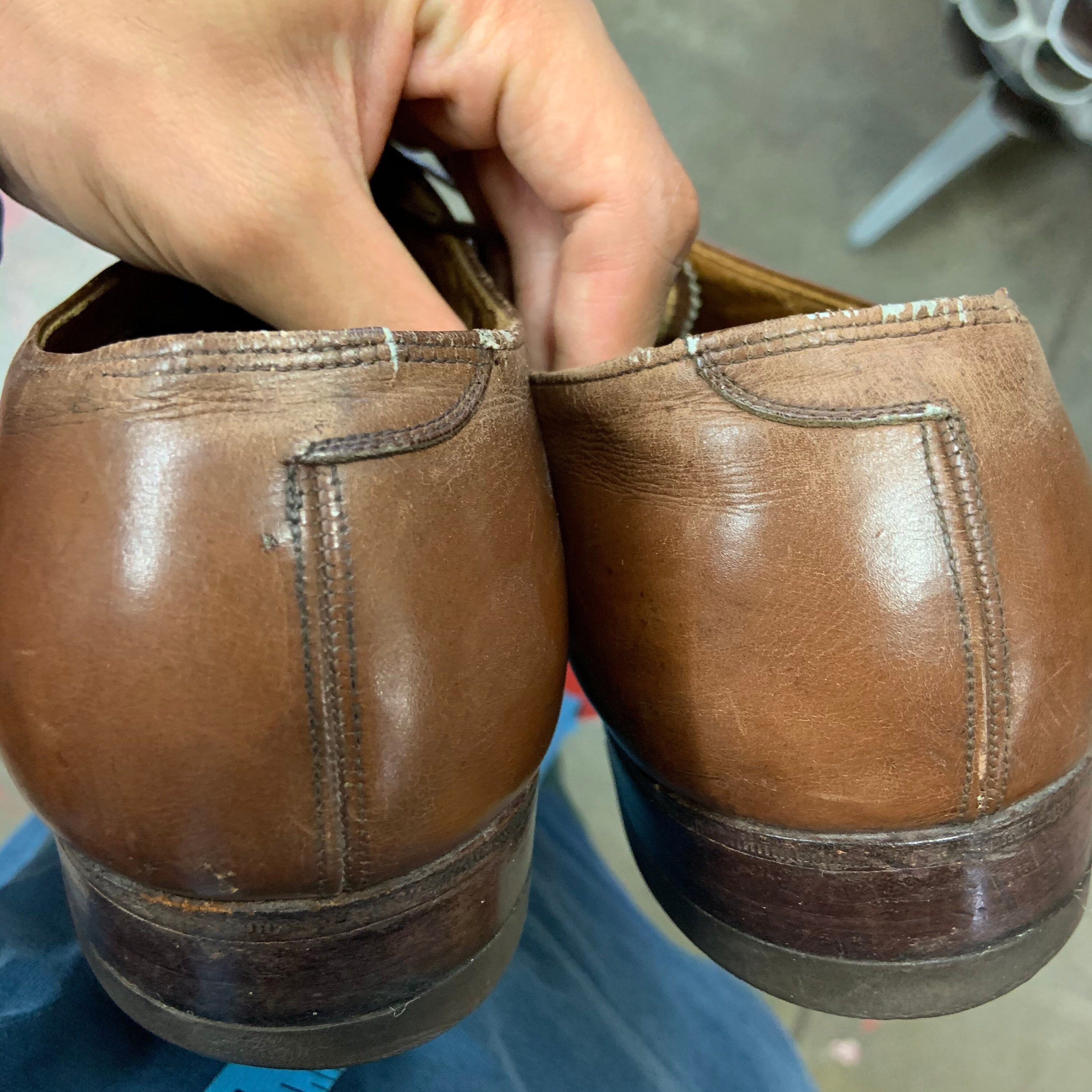 デッドストック 60s Rand Punched Cap Toe osb-cap-toe-trench-boot-