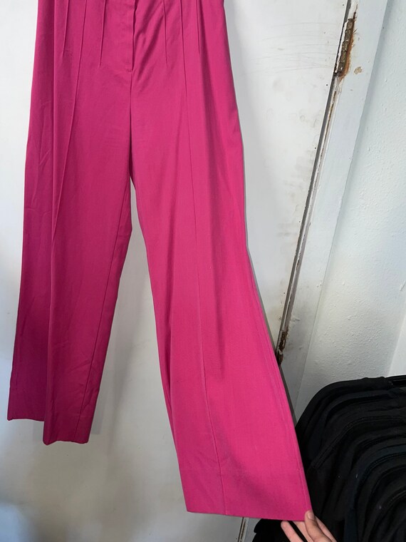 1960s Hot Pink Pant Suit - image 7