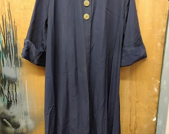 1940s/50s Schmeck womens taffeta swing coat