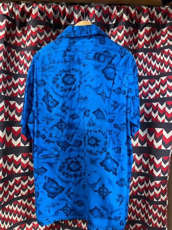 1950s Ui-Maikai Tiki Hawaiian Shirt - image 2