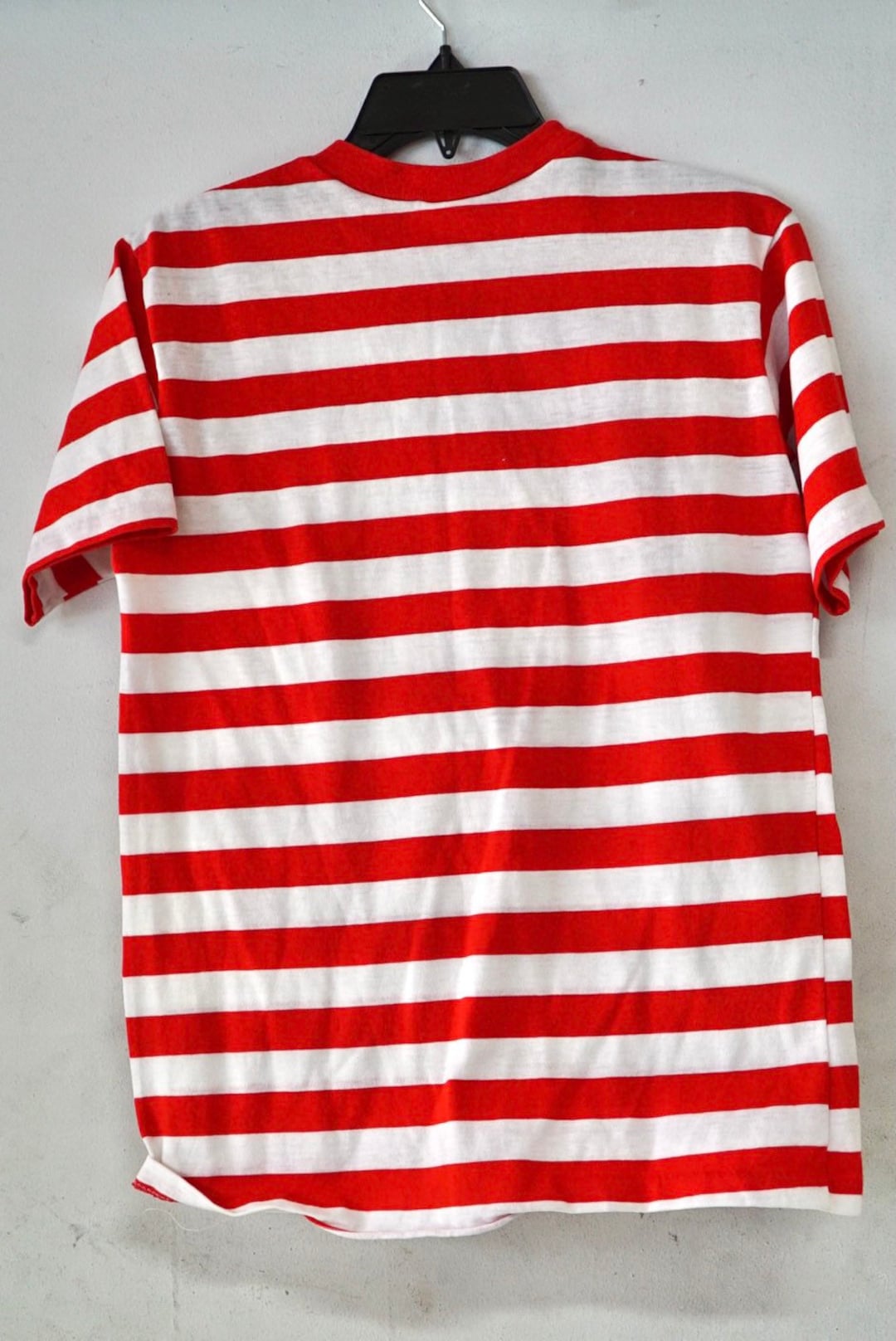 ★THE MUSEUM VISITOR★ AMBG PRINTED CROP TSHIRT WHITE RED 1 CROP HEART PRINTED T-SHIRTS (WHITE/RED) : THE MUSEUM VISITOR