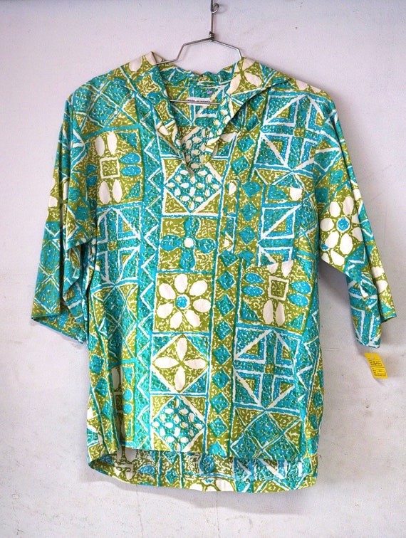 1960’s Tiki Hawaiian Pullover - image 3