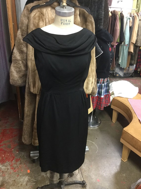 1950’s Black Cocktail Dress