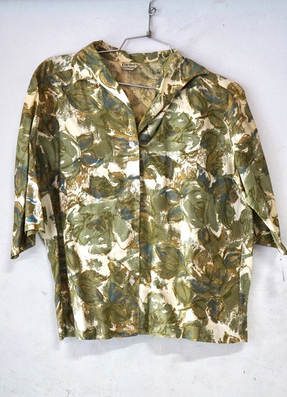 1950’s Gaylord Cotton Blouse - image 1