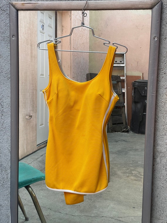 1960s Yellow Swimsuit