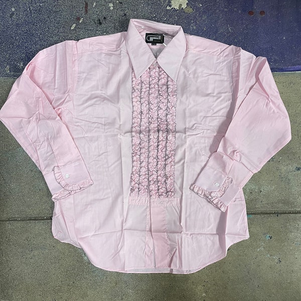 Mens Ruffle Dress Shirt - Etsy