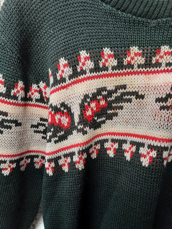 1950s Wool Ski Sweater - image 3