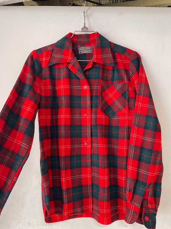 Ladies Wool Pendleton Shirt - image 1