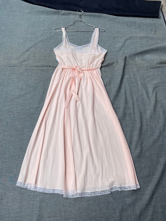 1950s Baby Pink Slip Dress - image 5