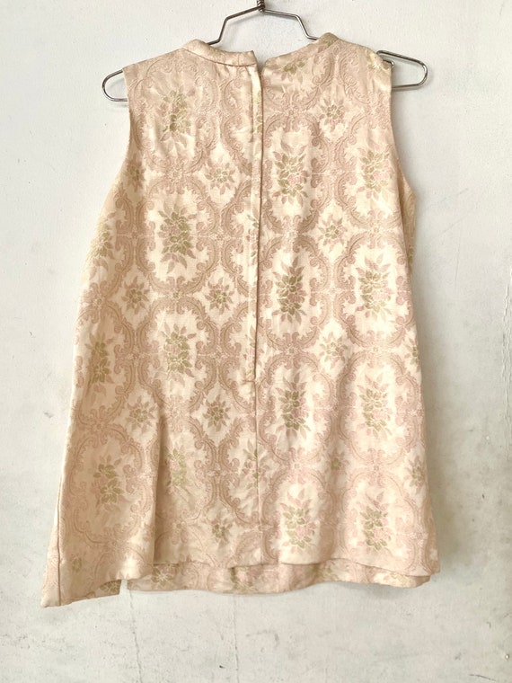 1960’s Jacquard with Neck Tie Tunic - image 2