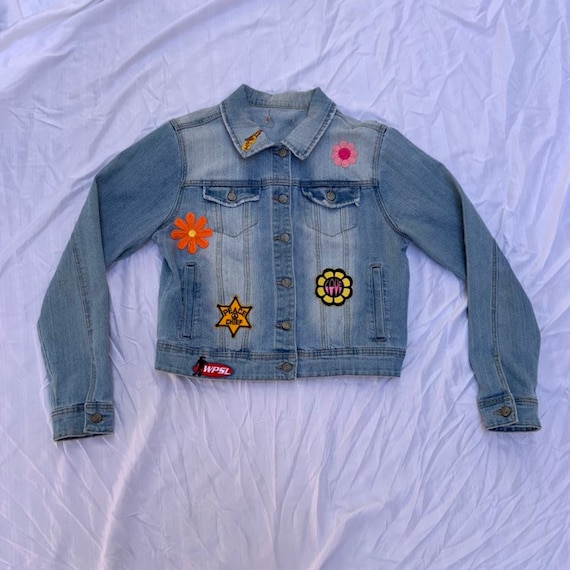 1980s Denim Patch Jacket