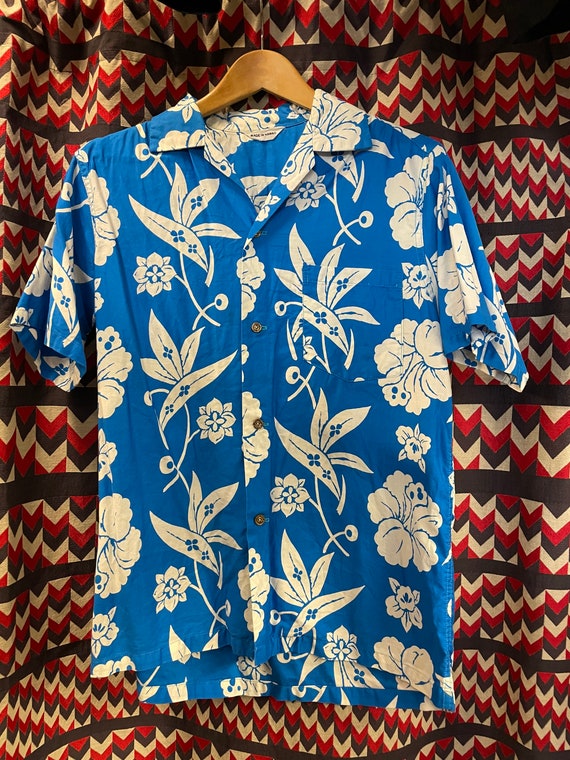 1960s Tiki Hawaiian shirt