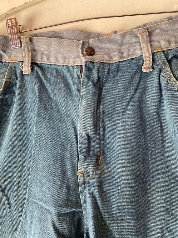 Mens 1970s Denim Jeans - image 5