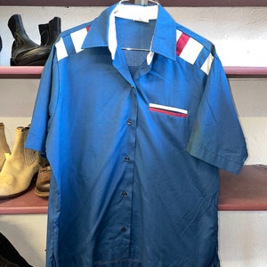 ウェア・シャツ 60's vintage king louie bowling shirt XL Vintage King Louie Red White XL XLARGE Collared Short Slv