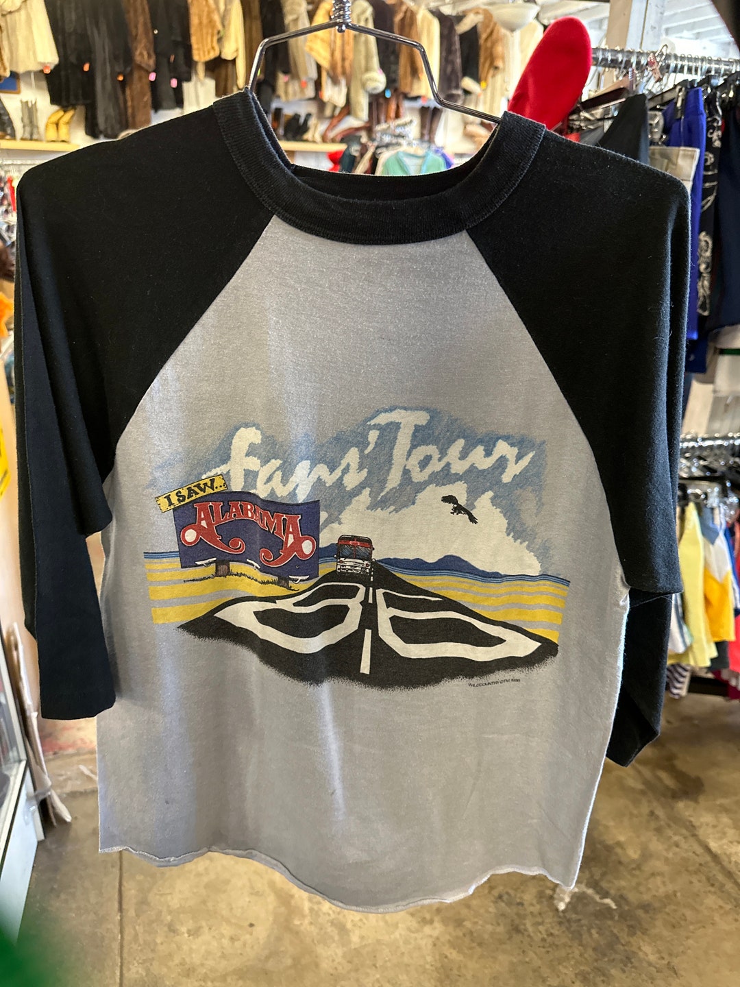 1986 アラバマ バンド ツアー T シャツ - Etsy 日本