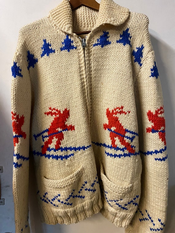 1960s Cowichan Hand Knit Sweater