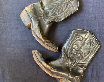Stivali da cowboy neri anni '50