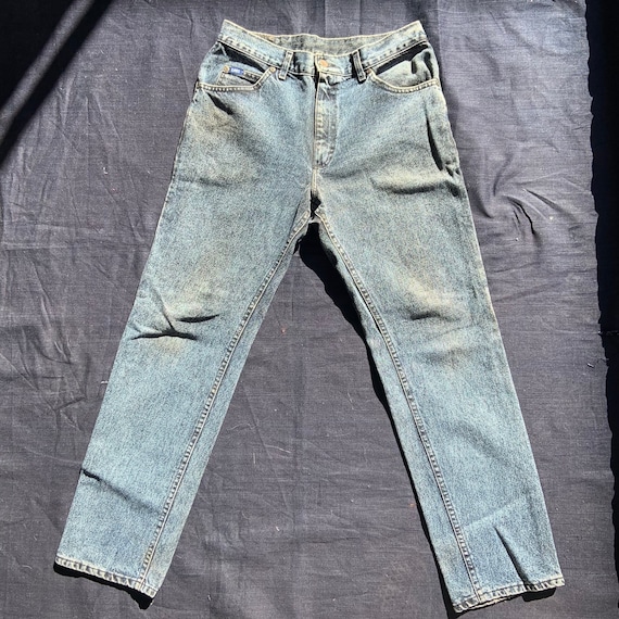 1980s Dark Stone Wash Lee Jeans