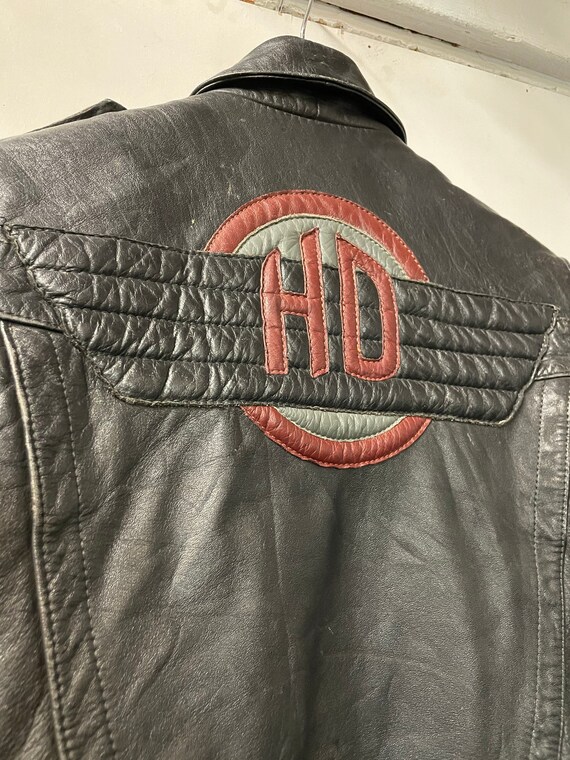 1990s Harley Davidson Womens Leather Motorcycle J… - image 8