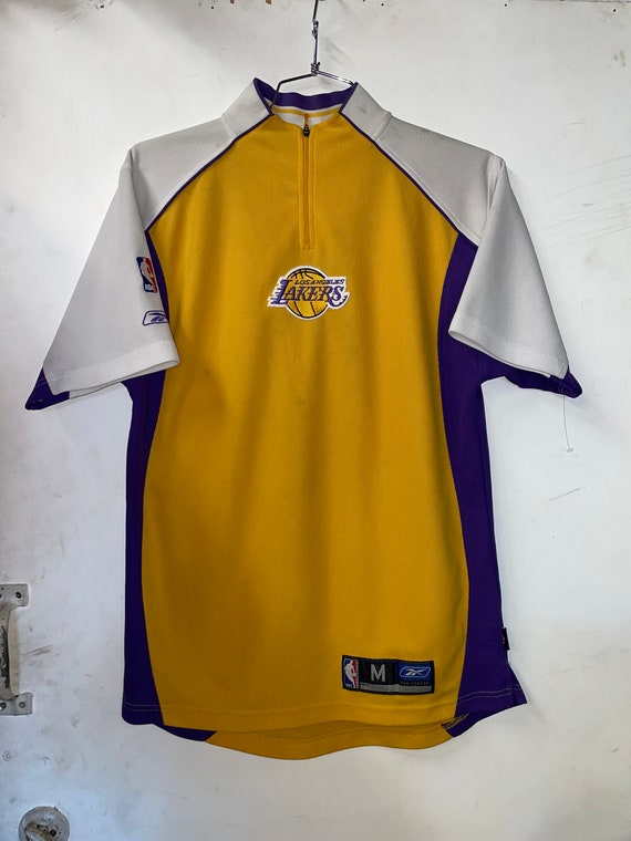 1990s/ early 2000s Lakers Quarter Zip Polyester To