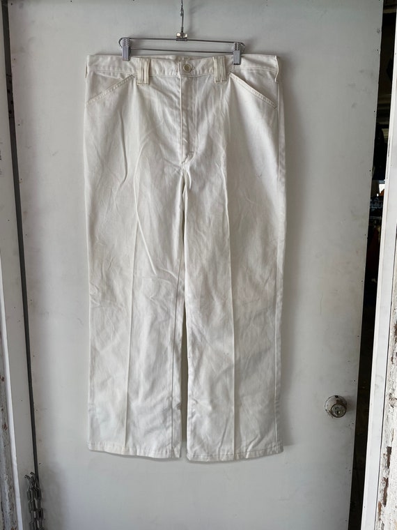 1970s Creme Bellbottom Pants