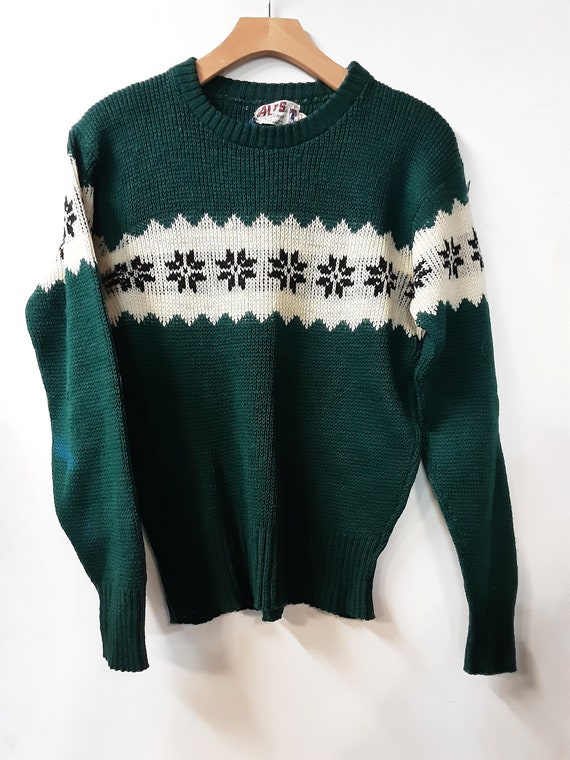 1950s Womens Alps Ski Sweater