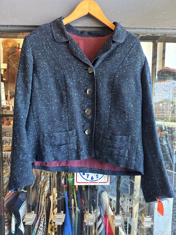 1960s Cropped Wool Blazer