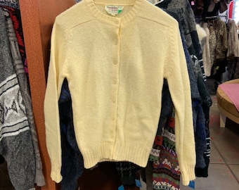 Vintage 60s Sweater Leonardo Strassi Wool Italian Knit Brown