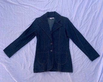 1970s Dead-Stock Wrangler Denim Blazer