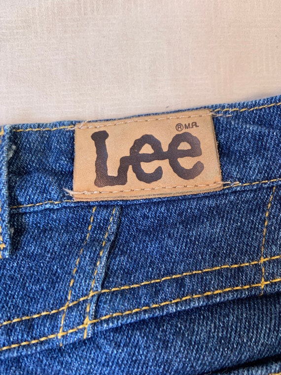 1980s Woman’s Lee’s High Waist Rider Jeans - image 7