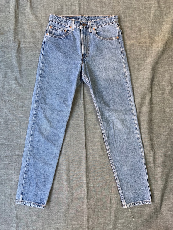 1980s Levis 512 Tapered Jeans