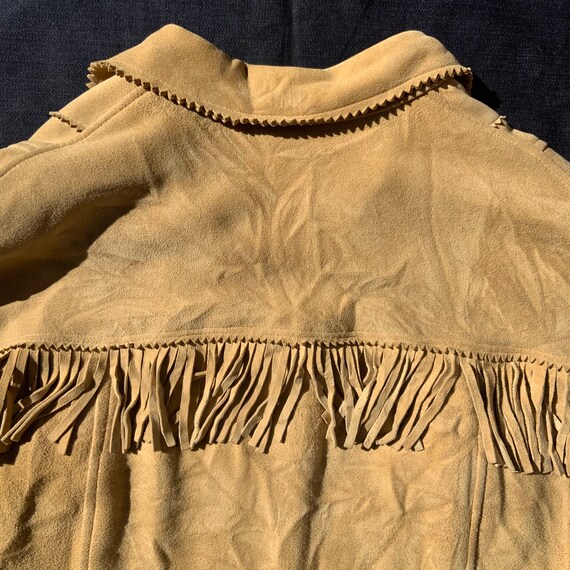 1950s Brown Suede Pull Over Jacket - image 6